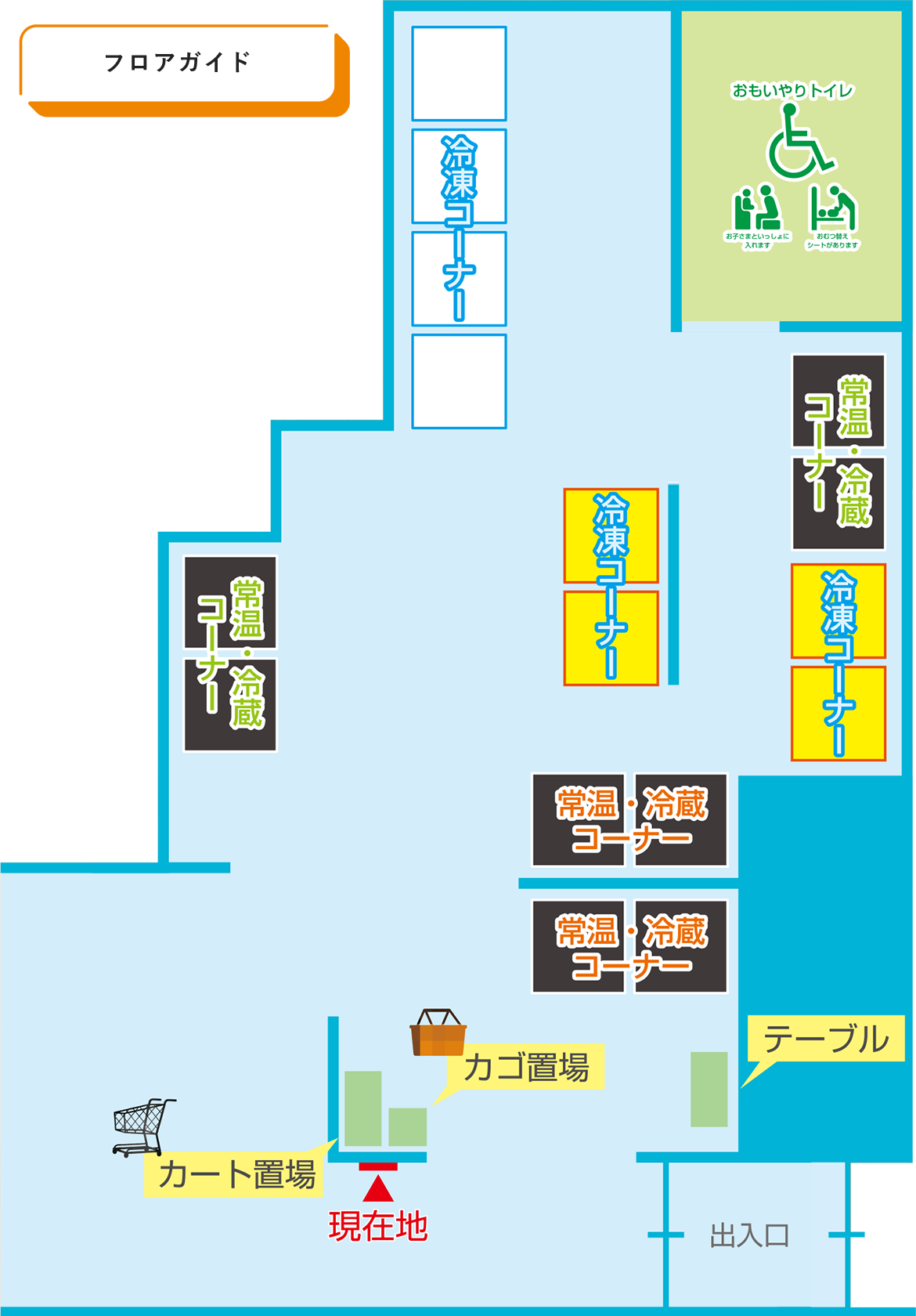 写真：フロアマップ